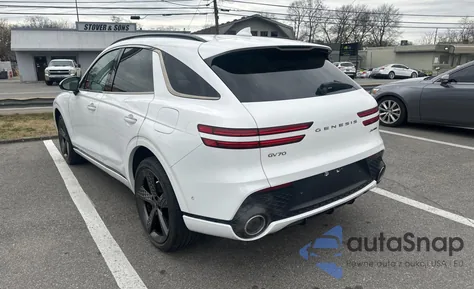 2022 Genesis Gv70 3.5T Awd Sport из США, поврежденный, VIN KMUMCDTC5NU011241